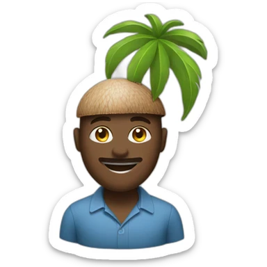 Coconut customer advisor sticker