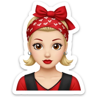 Rockabella sticker
