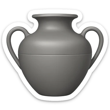 grey urn sticker