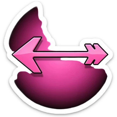 pinkpixel arow high sticker