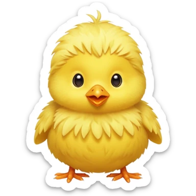 baby chick sticker