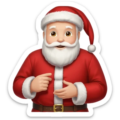 Babo Cartel de santa  sticker