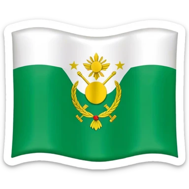 Flag of the Ural Republic sticker