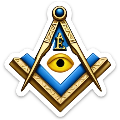 freemason logo small sticker