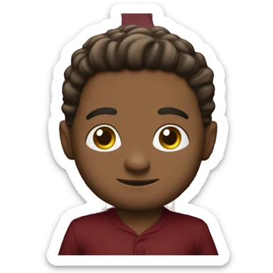 Burgundy books ￼ sticker