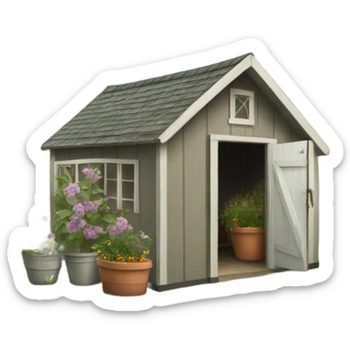 Garden shed  sticker