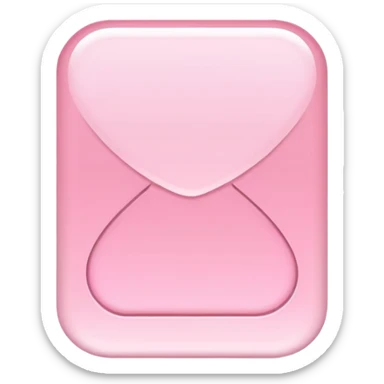 Light pink text messages sticker