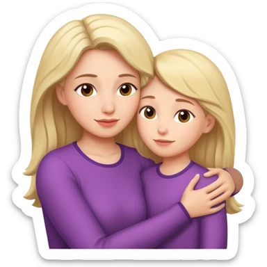 Love of mother for daughter  sticker