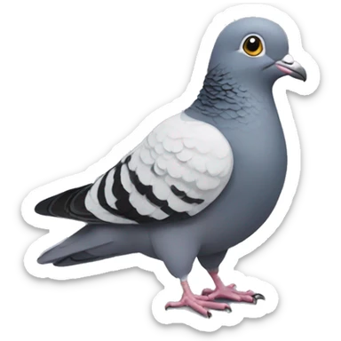 pigeon saying thank you sticker