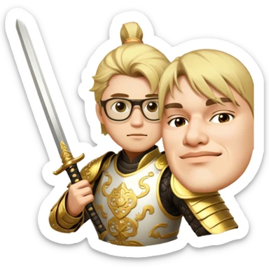 Golden Samurai sticker