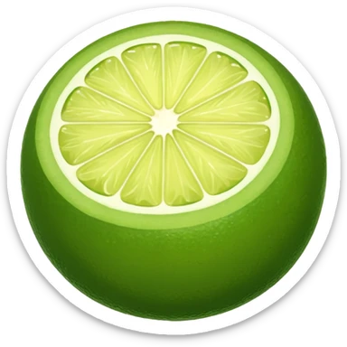 single lime sticker
