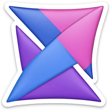 The bisexual flag sticker