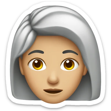 headache woman sticker