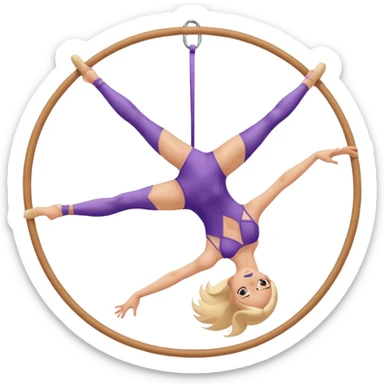 aerial hoop aerialist sticker