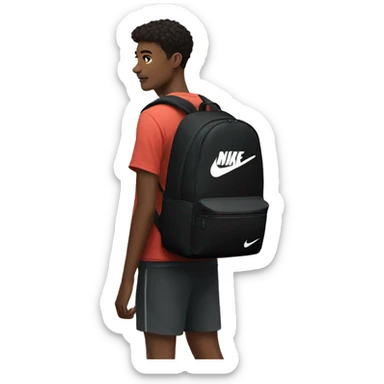 Nike bagpack black  sticker