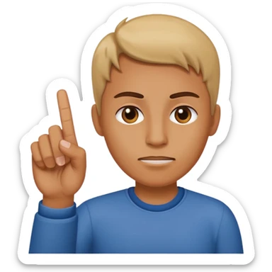 Un âne qui fais un doigt donneur  sticker