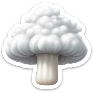 Milk mushroom cloud sticker