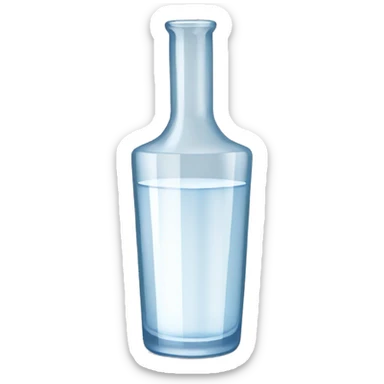 Ouzo and tall traditional ouzo glass sticker