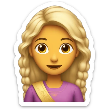 Mujer arequipeña joven con mucho sueño  sticker