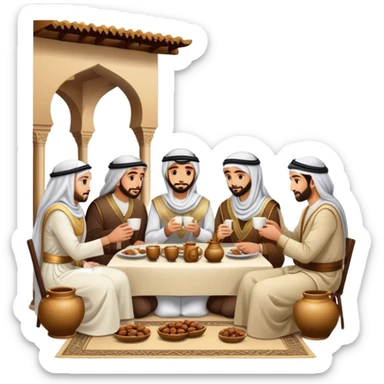 Eid feast Middle Eastern  sticker