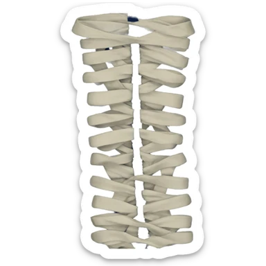 Navy blue corset sticker