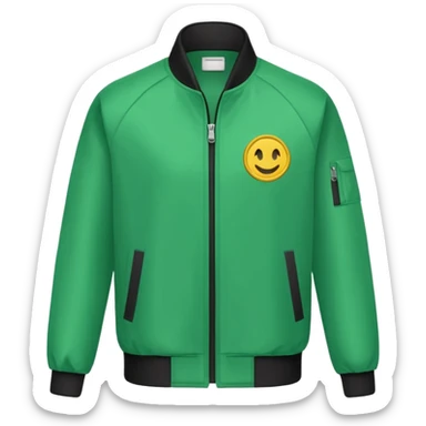 green "master's" jacket emoji sticker