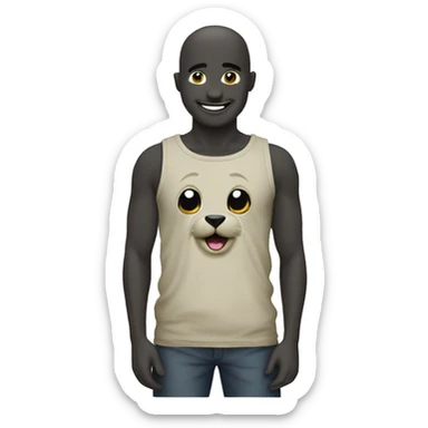 seal tanktop sticker