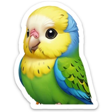 A bird Budgie breed  sticker
