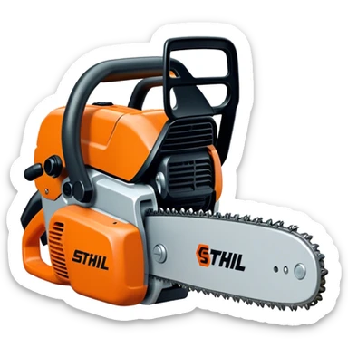 chainsaw "stihl" sticker