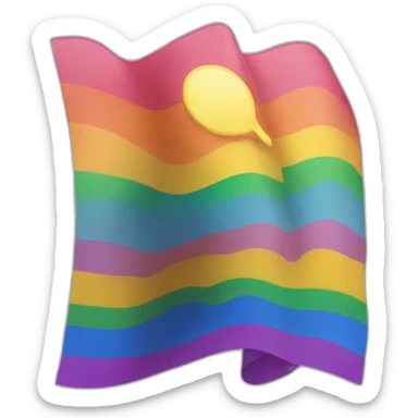 pride flag stars sticker
