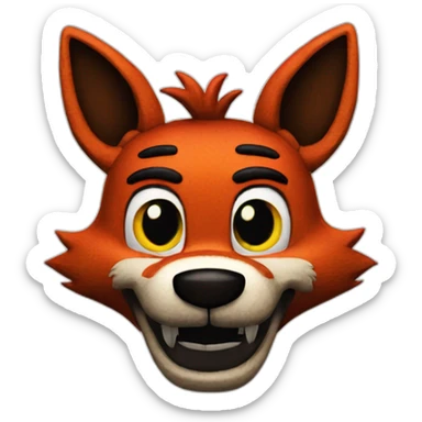 Fnaf foxy sticker