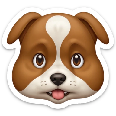 grossed out dog sticker