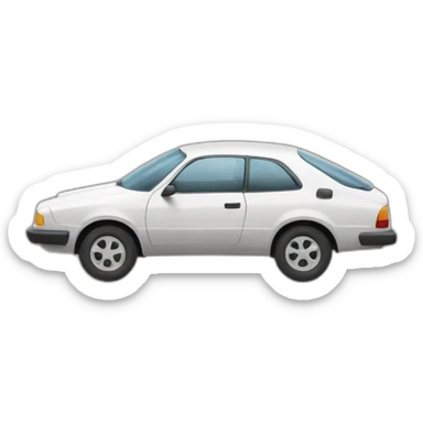 Coche cohete sticker