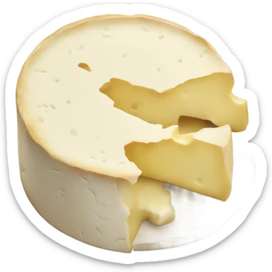 camembert cheese sticker