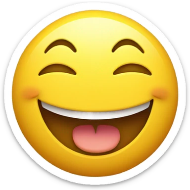 Smiling emoji  sticker