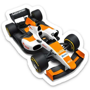 mclaren formula 1 car  sticker