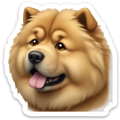 Chow chow dog sticker