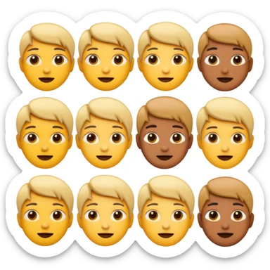 😏+😳+😠+🥺 sticker