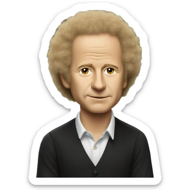 Art Garfunkel at the time of Simon and Garfunkel sticker