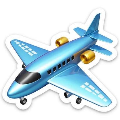 Que el avión esté adentro de un triángulo  sticker