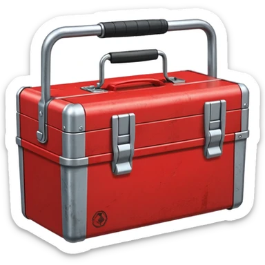 portable toolbox with handle sticker