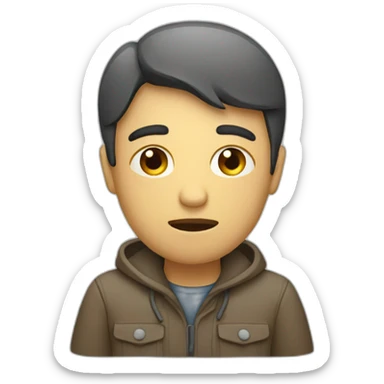 sad video editor sticker