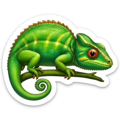 common chameleon sticker