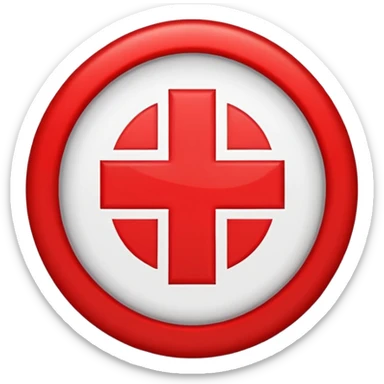 red cross sticker that means no sticker