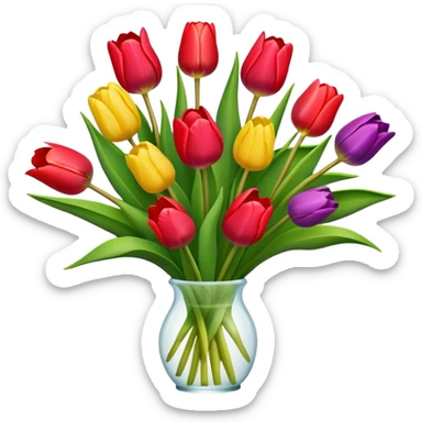 tulips sticker