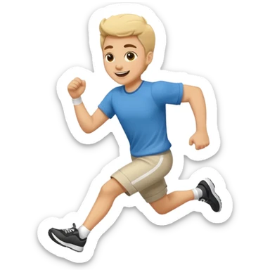 Running to brunch sticker