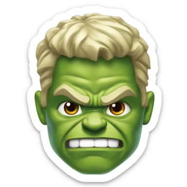 Hulk navideño sticker