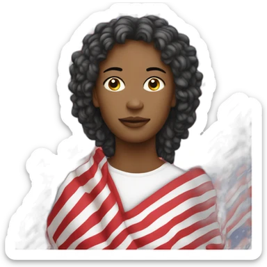 Liberia drapeu sticker