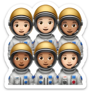 Astronaut Kids sticker