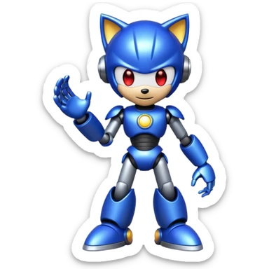 metal sonic sticker